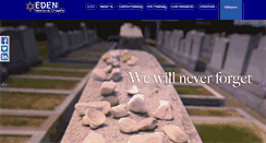 Desktop Screenshot of edenmemorial.com