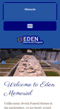 Mobile Screenshot of edenmemorial.com